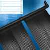 vidaXL Solar Pool Heater Set of 2 Black Polyethylene 244.1 x 29.5 in