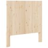 vidaXL Headboard Natural Solid pine wood Single Durable Headboard