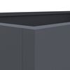 vidaXL Planter Anthracite Cold-rolled steel 24.4 x 15.7 x 15.4 in