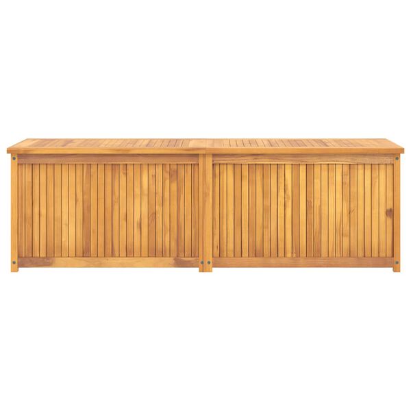 vidaXL Garden Box Natural Teak Solid Teak Wood 68.9 in x 19.7 in x 21.7 in