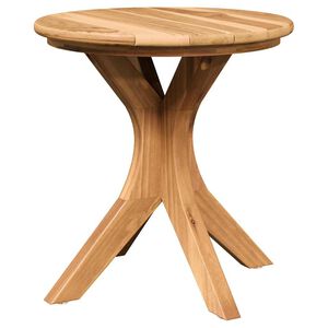vidaXL Side Table Brown 15.75 x 15.75 x 16.14 in Solid Teak Wood