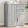 vidaXL Sideboard Gray Sonoma 23.6"x12.2"x27.6" Engineered Wood