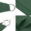 vidaXL Sunshade Sail Oxford Fabric Rectangular 13.1x16.4' Dark Green