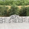vidaXL Gabion Basket Set of 20 Silver Galvanized iron