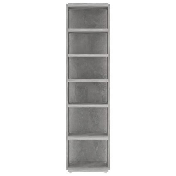 vidaXL Shoe Cabinet Concrete grey Engineered wood Compact Shoe Cabinet