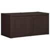 vidaXL Cushion Box Brown Polypropylene Large Cushion Box Rectangular