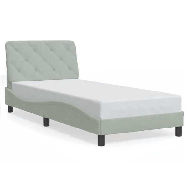 vidaXL Bed Frame Light Grey