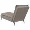 vidaXL Massage Chaise Lounge Taupe
