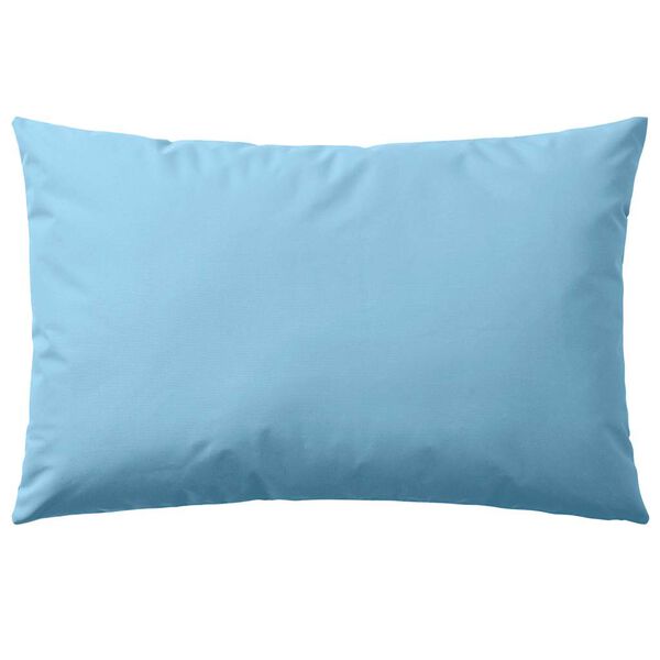 vidaXL Outdoor Pillow Set of 4 Light Blue Polyester 23.6 in x 15.7 in