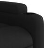 vidaXL Massage Recliner Chair Black Fabric (100% polyester), metal, plywood