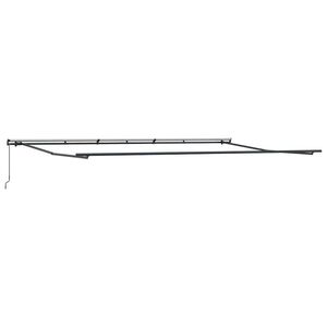 vidaXL Awning Manual Anthracite 236.2" x 118.1" Metal