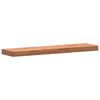vidaXL Wall Shelf Natural Beech Wood Solid Beech Wood 31.5x7.9x1.6 in