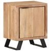 vidaXL Bedside Cabinet Natural Wood Solid Acacia Wood Medium