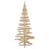 vidaXL Christmas Trees with Stand Natural 70.9" Solid pine wood