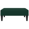 vidaXL Sofa Set Dark Green Velvet (100% polyester), wood, plastic Large
