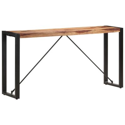 vidaXL Console Table 59.1"x13.8"x29.9" Solid Sheesham Wood