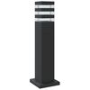 vidaXL Outdoor Floor Lamp Black Die-cast Aluminum Medium