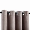 vidaXL Blackout Curtains with Metal Rings 2 pcs Taupe 55.1x68.9"