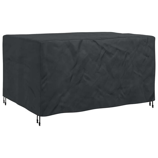 vidaXL Furniture Cover Plain Black 70.87 x 59.06 x 33.46 in 210D