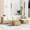 vidaXL Garden Sofa Set Beige