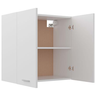 vidaXL Hanging Cabinet White 23.6"x12.2"x23.6" Engineered Wood