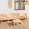 vidaXL Garden Lounge Set Pinewood Solid pinewood Medium Modular