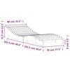 vidaXL Sun Lounger Natural Pine Solid Pine Wood Large