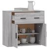 vidaXL Sideboard Grey Sonoma Engineered wood Medium Sideboard