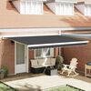 vidaXL Retractable Awning Anthracite 177.17" x 118.11