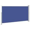 vidaXL Side Awning Blue (screen), Green grey (stand)