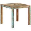 vidaXL Dining Table Multicolor Reclaimed wood Medium Durable