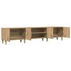 vidaXL TV Cabinet Artisan Oak Engineered wood, solid eucalyptus wood