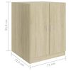 vidaXL Washing Machine Cabinet Sonoma Oak (808389+808398)