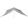 vidaXL Camping Tarp Grey and Orange 165.4x173.2" Waterproof