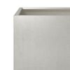 vidaXL Garden Planter Silver Stainless Steel Medium Durable