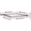 vidaXL Dog Playpen Black Powder-coated steel and PE 32-Panel Dog Playpen