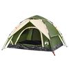 vidaXL Camping Tent Dome 3-Person Green Quick Release