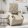 vidaXL Electric Stand Up Massage Recliner Chair Cream