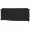vidaXL Garden Furniture Cover Black 420D Oxford fabric with PU coating