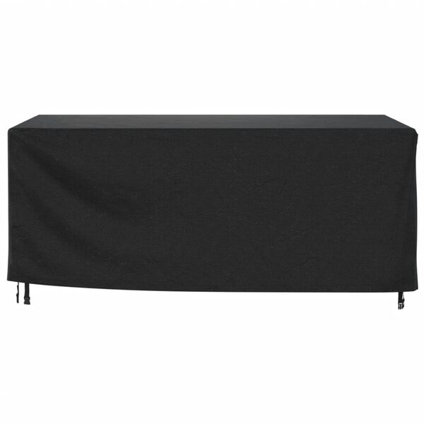 vidaXL Garden Furniture Cover Black 420D Oxford fabric with PU coating
