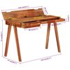 vidaXL Writing Desk Honey Solid acacia wood Writing Desk Rectangular