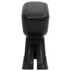 vidaXL Car Armrest Black 4.7"x11.4"x(12.6"-18.1") ABS