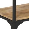 vidaXL Coffee Table Natural Mango Wood and Black
