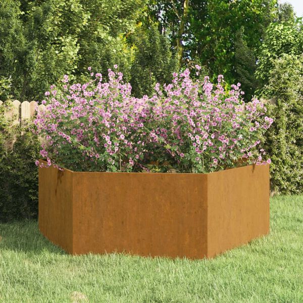 vidaXL Planter Rusty Corten Steel Extra Large Decorative Inlays