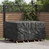 vidaXL Furniture Cover Plain Black 70.87 x 59.06 x 33.46 in 600D