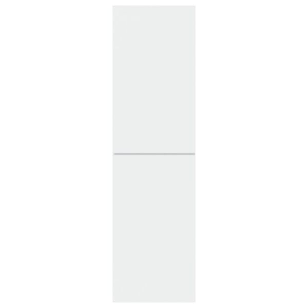 vidaXL TV Cabinet Set of 2 White Engineered wood Wall mounting