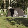 vidaXL Fishing Tent 2-Person Brown Waterproof