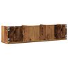 vidaXL Wall Shelf Old Wood Engineered Wood Compact Wall Mounting