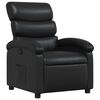 vidaXL Recliner Chair Black Faux Leather, Metal, Plywood Standard Recliner