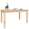 vidaXL Garden Table Pine Solid Pine Wood Medium Durable Garden Table